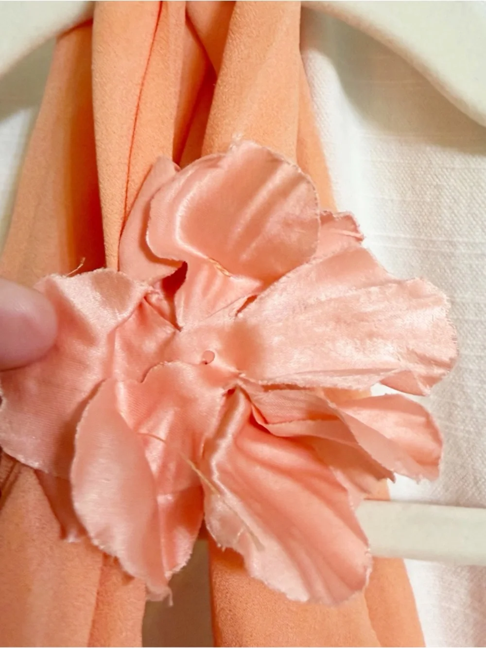 For Love & Lemons Chiffon Layered Kamory Maxi Dress in the Color Peach Size M - Picture 7 of 10